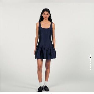 Sandro Navy Sleeveless Mini Dress